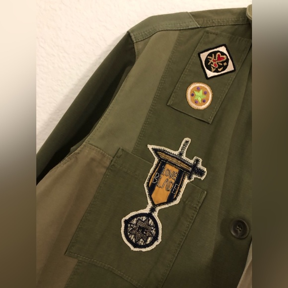 Valentino Embroidered Army Style Jacket - Picture 11 of 16